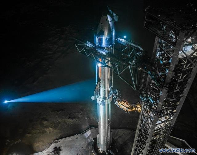 (行将试飞的星舰组合体,开首:SpaceX)